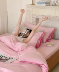 Blush and hot pink beddings set