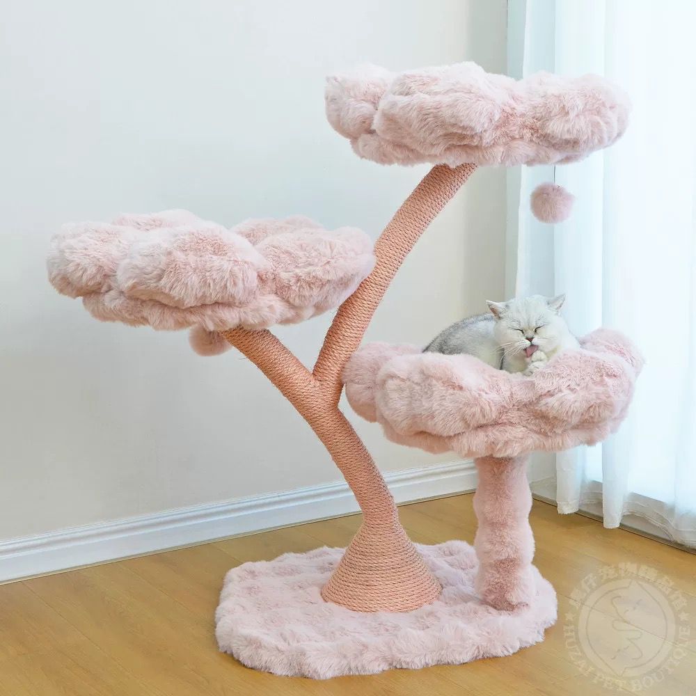 Luxury Flower Cat Tree for Indoor Cats