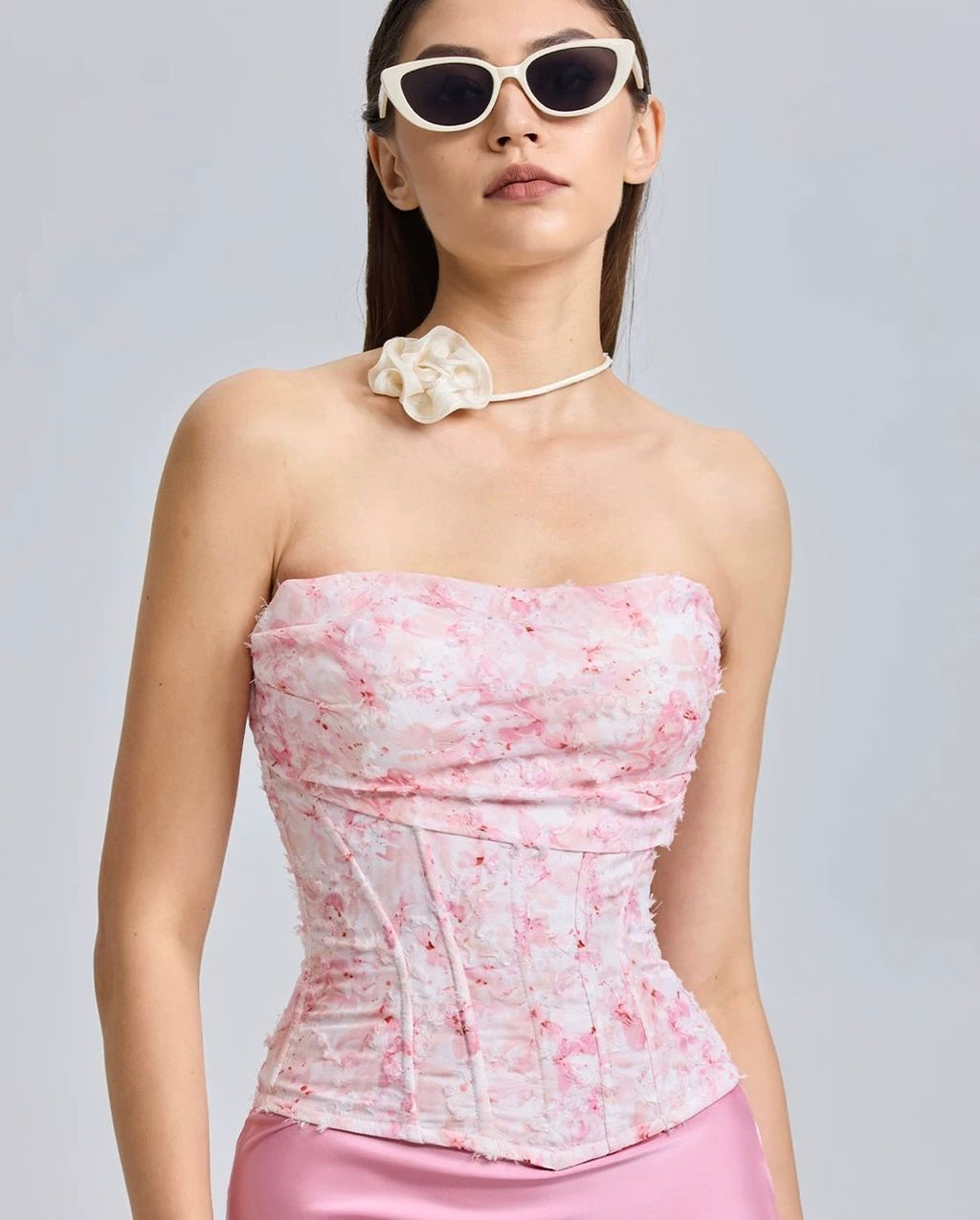 Blush Bloom Corset Top