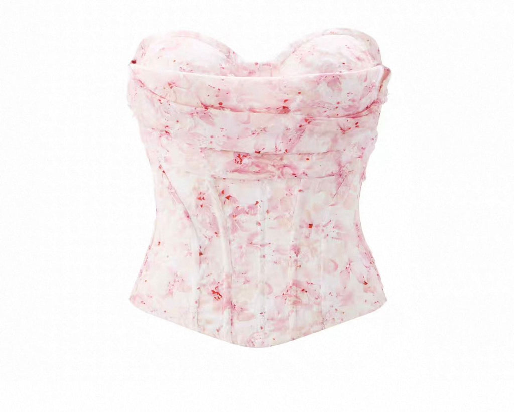 Blush Bloom Corset Top