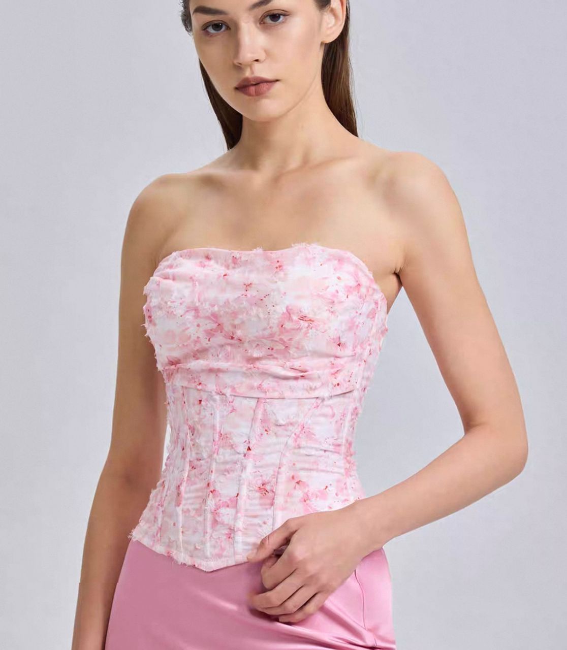 Blush Bloom Corset Top