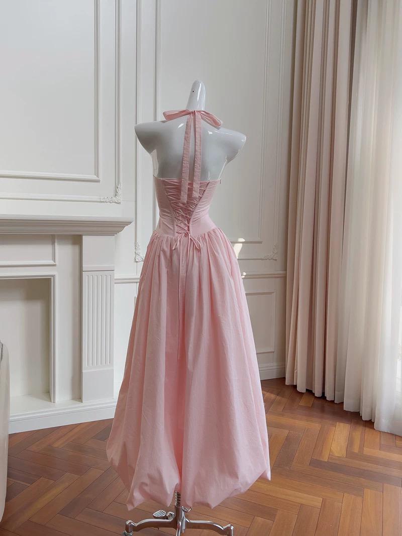 Blush Muse Halter Maxi Dress