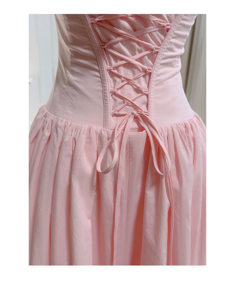 Blush Muse Halter Maxi Dress